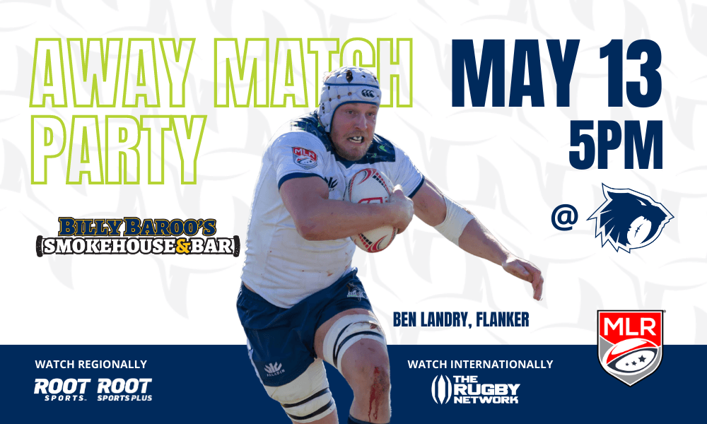 Join us at our Away Match Viewing Party 5/13 vs Houston SaberCats