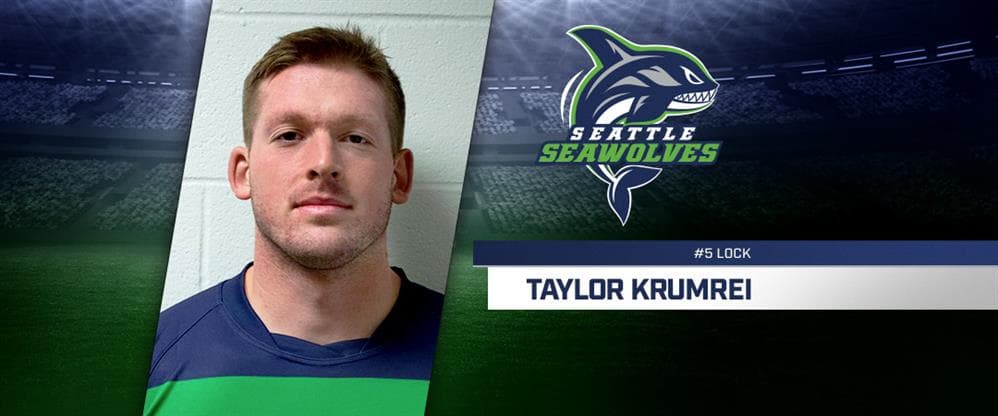 Seattle Saracens Lock, Taylor Krumrei, Signs with Seattle Seawolves