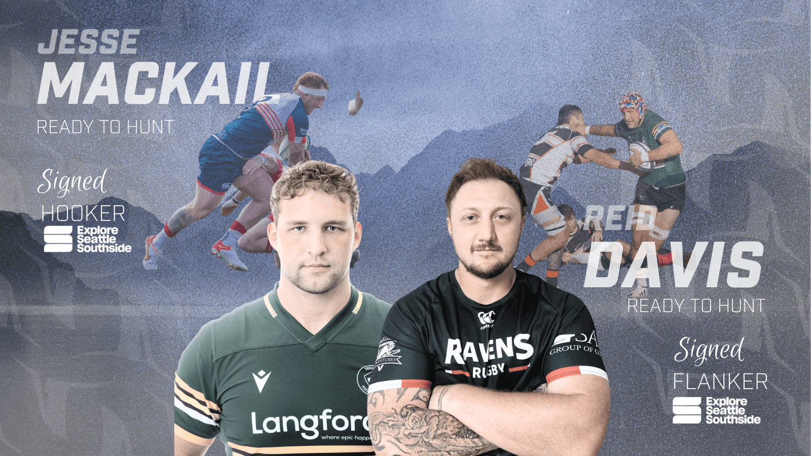 SEATTLE SEAWOLVES WELCOME NEW TALENTS: JESSE MACKAIL AND REID WATSON DAVIS