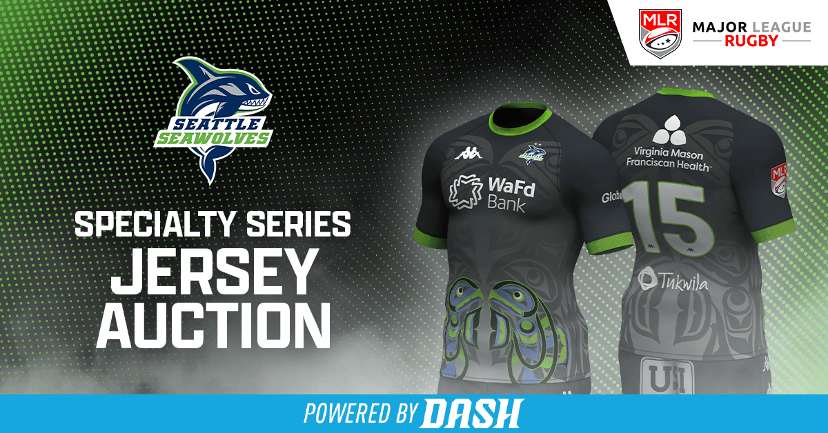 Seattle Seawolves Specialty Series Jersey Auction: Own a Piece of Rugby History
